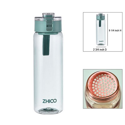 27 oz. Plastic Water Bottle w/ Carrier Belt