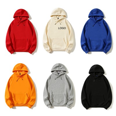 Unisex Heavy Weight Fleece Hoodie with Customized Logo