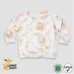 Baby Long Sleeve Pullover T-Shirts - Latte - Polyester-Cotton Blend - Laughing Giraffe®