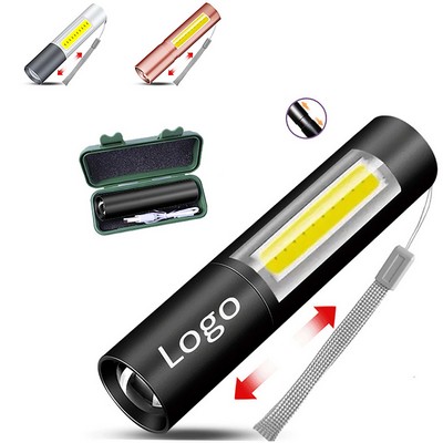 Rechargeable Mini Flashlights with 3 Light Modes