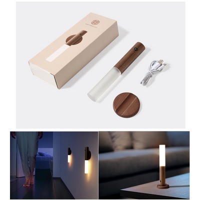 Sensing Night Light USB Charging Cabinet Wardrobe W/ Storage Base Wall Lamp LED Light