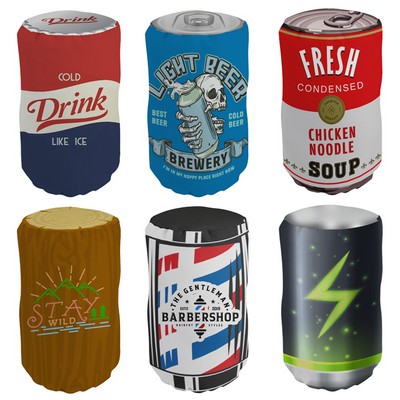 Beer Can Shaped Sublimated Pillow