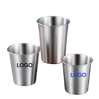 12 OZ Single Layer Stainless Steel Drinking Cup