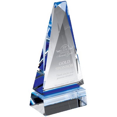 Obelisk of Success Crystal Award, 9 3/4"H