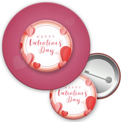 5" Round Button Card with (1) - 3" Round Button)