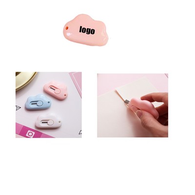 Cloud Shaped Mini Art Cutter w/ Chain Hole