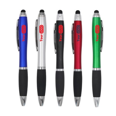 Twist Action Stylus Ballpoint Pen