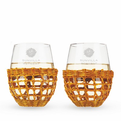 Twine Living® Island Stemless Wine Glass