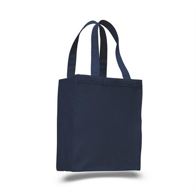 Canvas Gusset Shopping Tote Bag