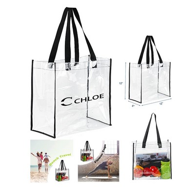 PVC Open Stadium Tote