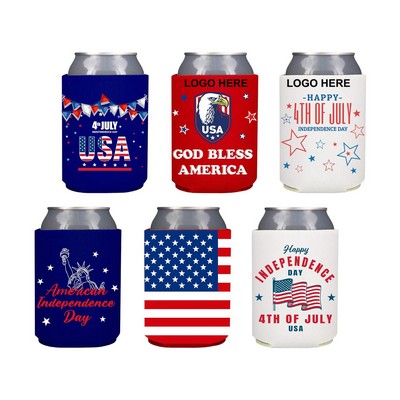 July 4th Beer Can Coolers