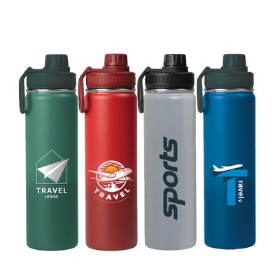 20 oz. Stainless Steel Double Wall Water Bottle with UV Print