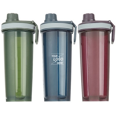 24oz Protein Shaker Bottle with Handle