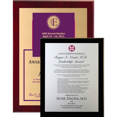 DigiColor Award w/ Piano Finish Plaque / 7"x9"