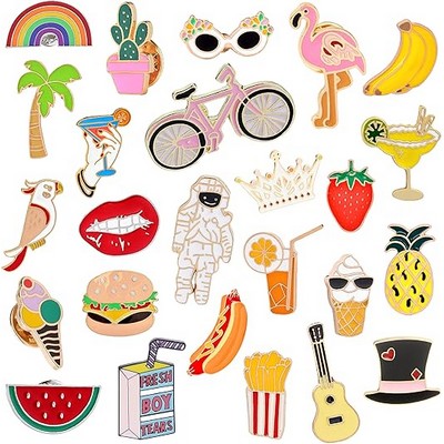 Custom Cap Pins Cute Enamel Lapel Pins Brooch Pin Badge for Backpacks Jackets Hats Decoration