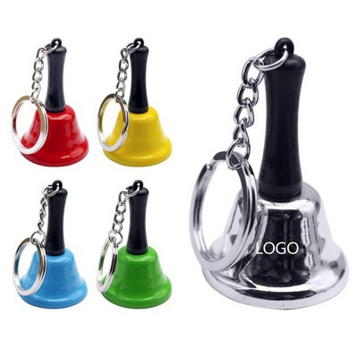 Mini Metal Ringing Handbell Key Chain