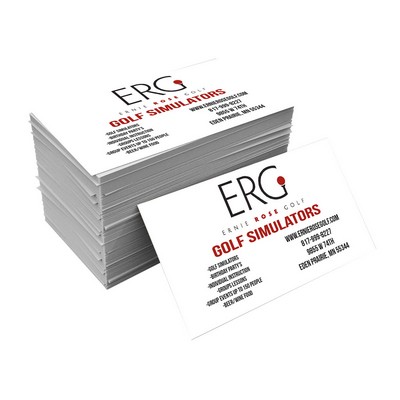 Business Cards - 14pt Full Color Front & Back - Uncoated - Size 2" x 3.5"