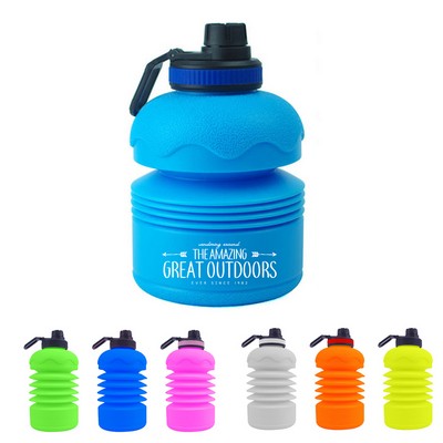 17 oz Silicone Collapsible Water Bottle