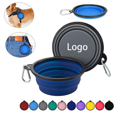 Collapsible Silicone Travel Dog Bowls