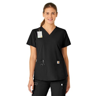 Carhartt Scrubs - Force Essentials - Women's Five-Pocket Modern Fit V-Neck Top