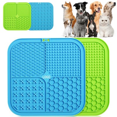 Silicone Sucker Pet Slow Feeder Treat Mat Licking Pad