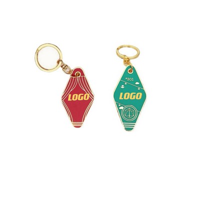 Retro Zine Alloy Key Chain