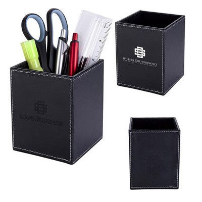 PU Executive Pen & Pencil Holder Organizer