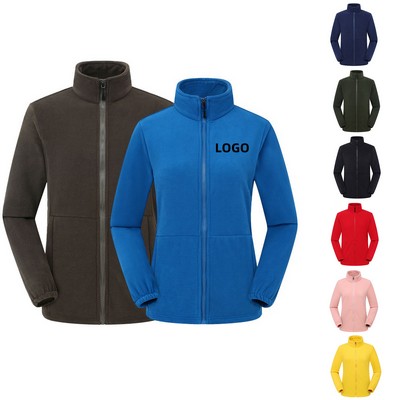 Lightweight Full Zip Polar Fleece Jacket