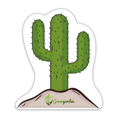 Cactus Shaped NoteKeeper™ Magnet 35 Mil