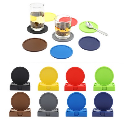 Round Silicone Coaster