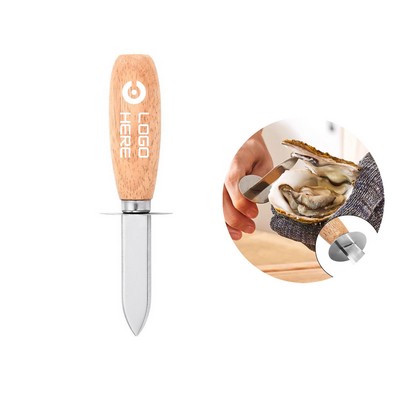 Wooden Handle Oyster Knife