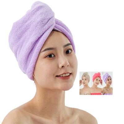 9.84 x 25.59 Inches Hair Drying Towels Cap