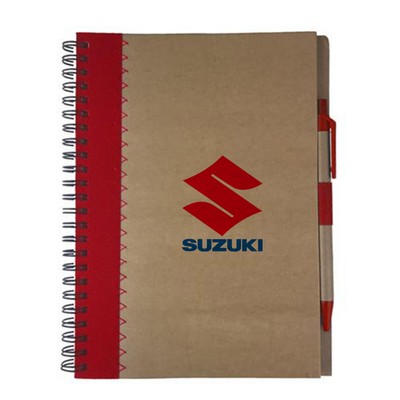 Recycled paper eco-friendly notebook with UV Full Color Print