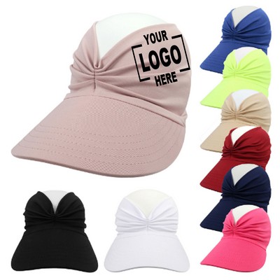 Women's Foldable Sun Visor Hat