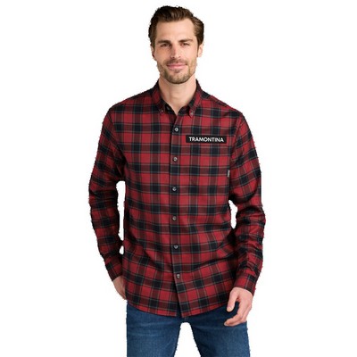 Eddie Bauer® Long Sleeve Favorite Flannel Plaid Shirt