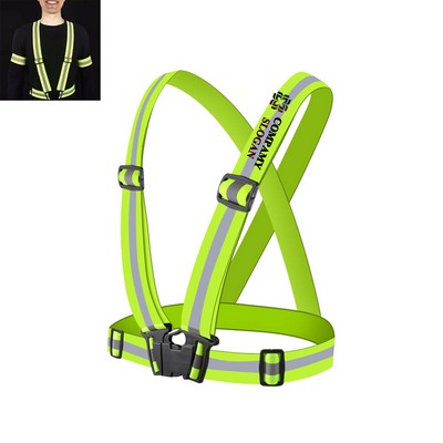 Adjustable Reflective Strap Traffic Safety Vest