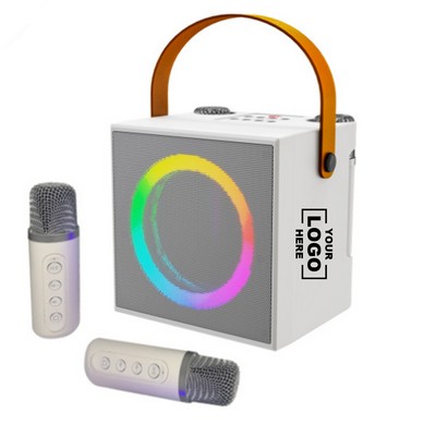 Wireless Karaoke System with Dual Mics