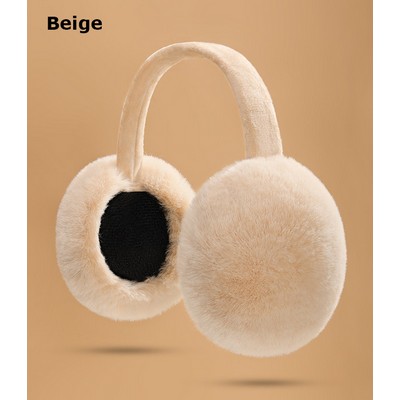 Women's Foldable Ear Muffs Faux Fur Winter Earmuffs Fluffy Ear Warmers Cute Ear Covers