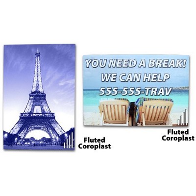 18" x 12" & 12" x 18" Sign 4mm Coroplast™