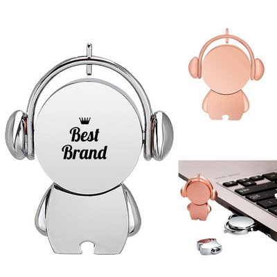 Cute Cartoon Metal Usb Flash Drive