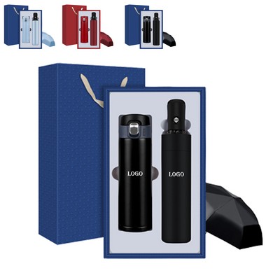 Thermos Cup Umbrella Gift Set