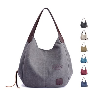 Large Canvas Tote Bag for Women