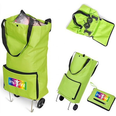 Collapsible Shopping Bag with Wheels