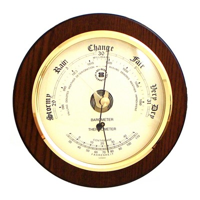 Weather Station on Cherry Wood