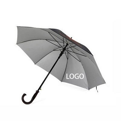 Umbrella With Curved Handle