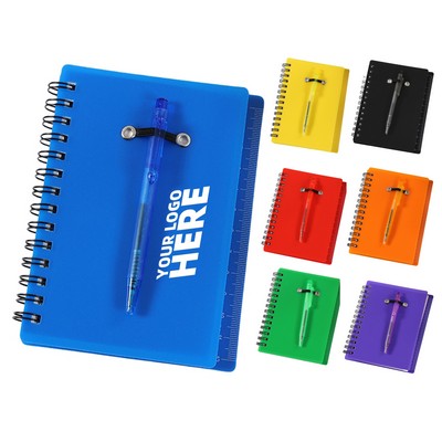 Flag-Themed Spiral Notebook and Pen Set