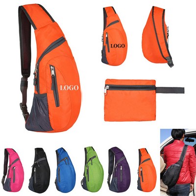 Foldable Crossbody Sling Backpack Sling Bag