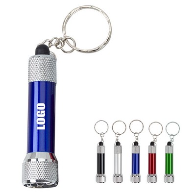 Mini LED Flashlight w/Key Ring