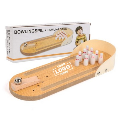 Mini Tabletop Bowling Set for Kids and Adults