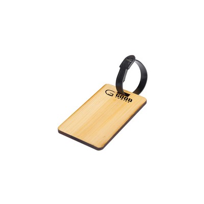 Bamboo Luggage Tag